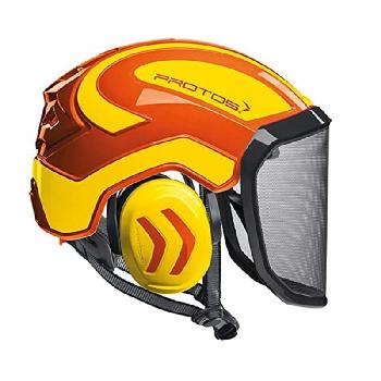 Pfanner Protos Arborist Helmet - Orange/Yellow